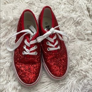 Girls sparkle shoes
